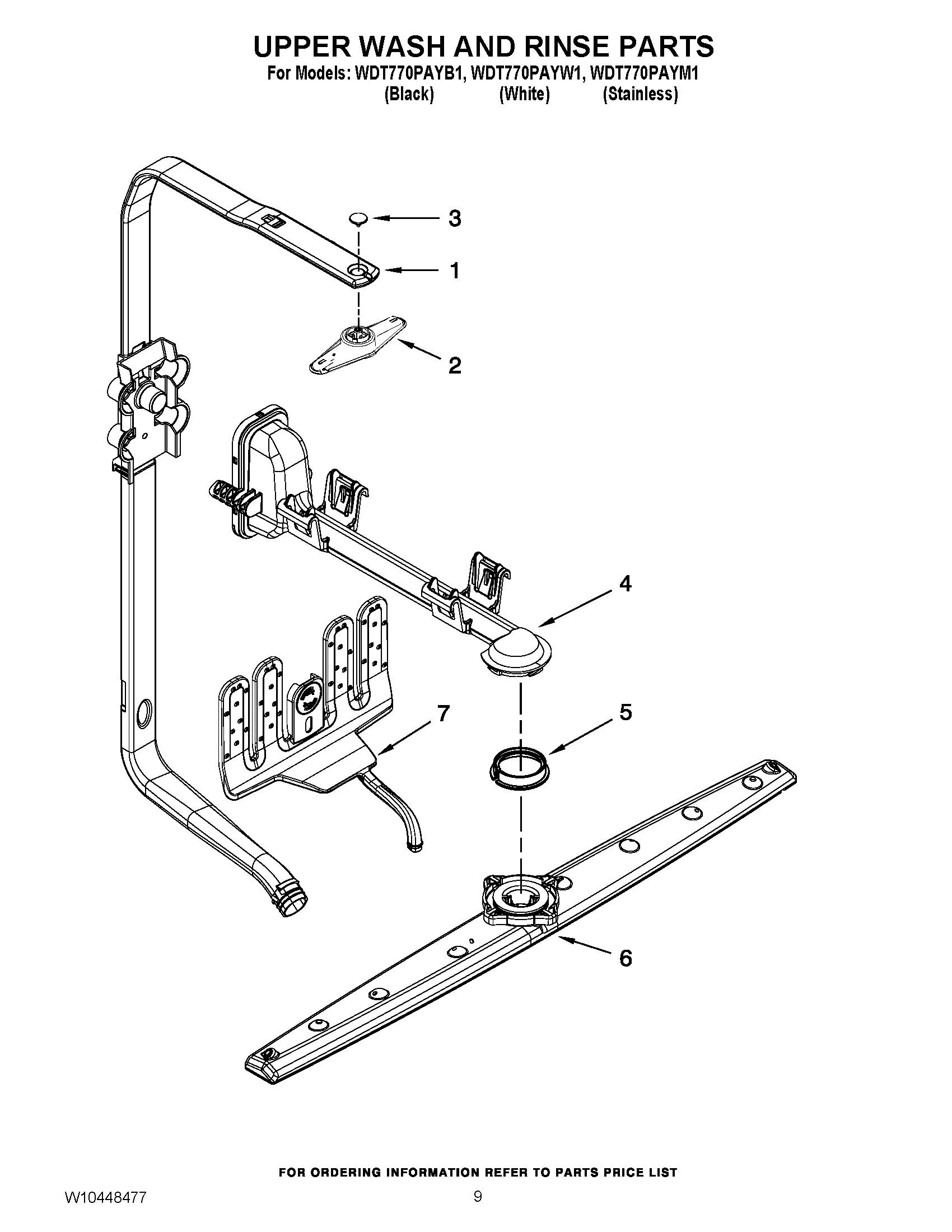07 - UPPER WASH AND RINSE PARTS