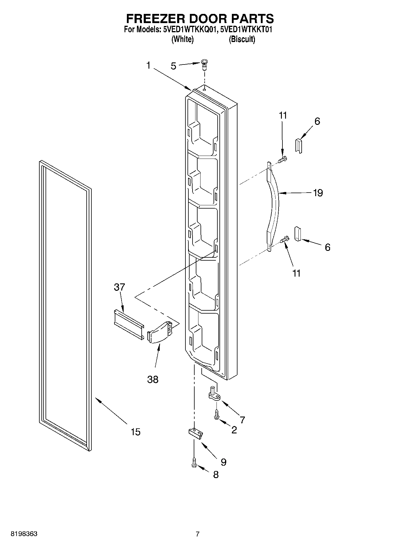 05 - FREEZER DOOR