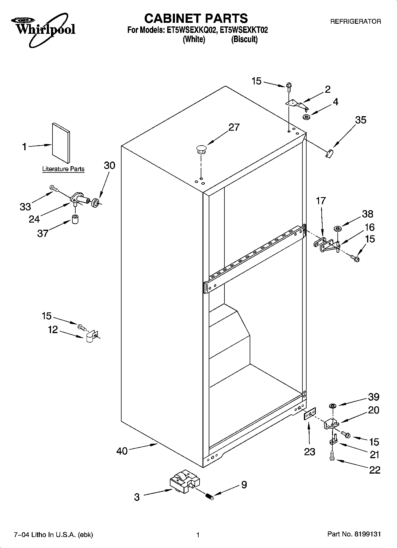 01 - CABINET PARTS