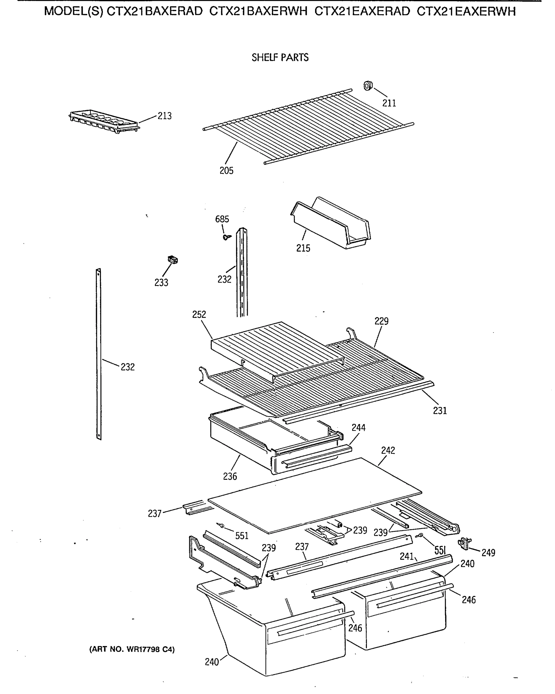 SHELF PARTS