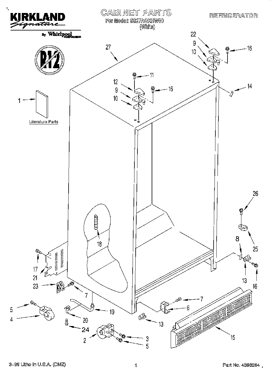01 - CABINET, LITERATURE