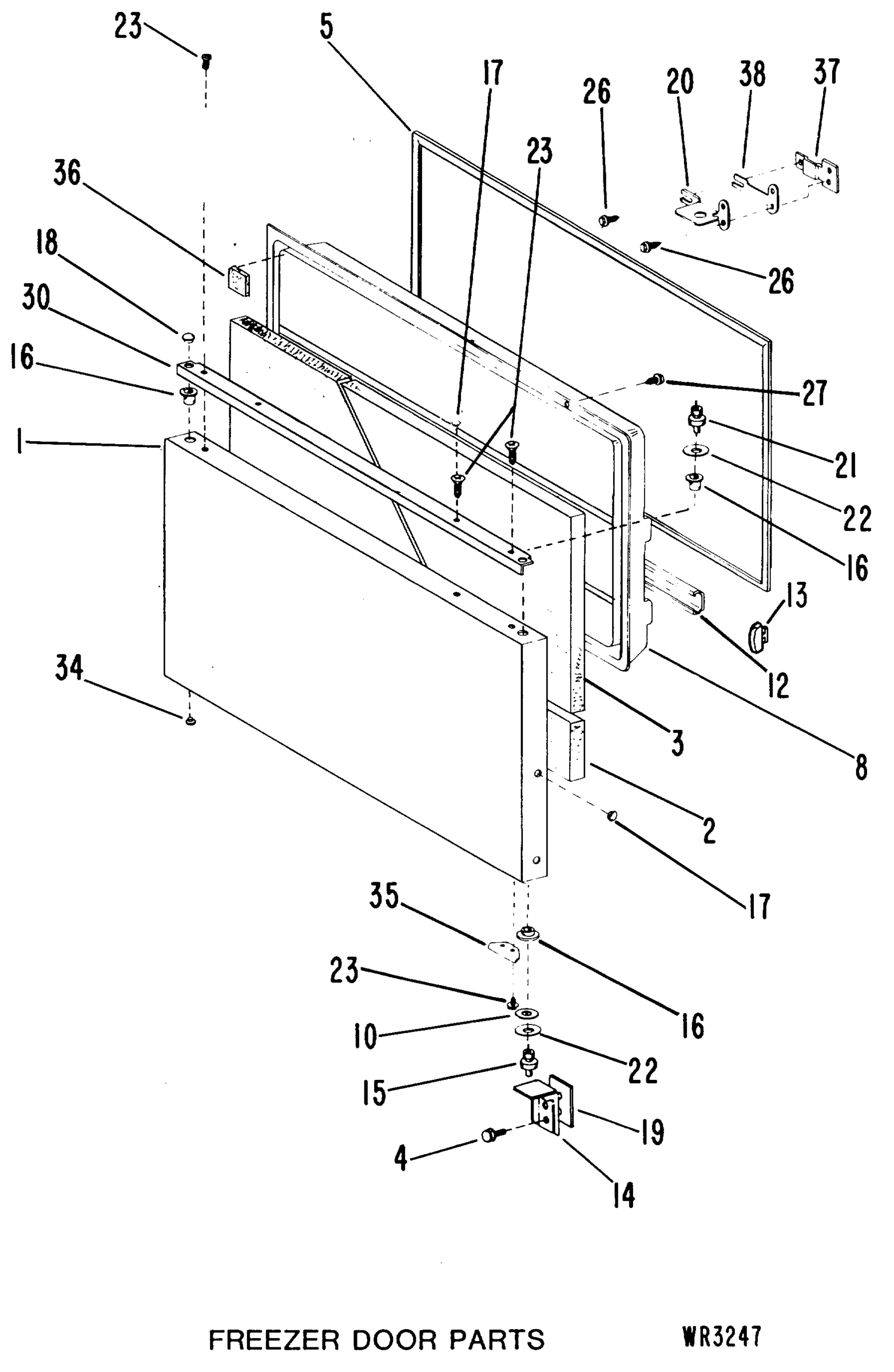 FREEZER DOOR PARTS