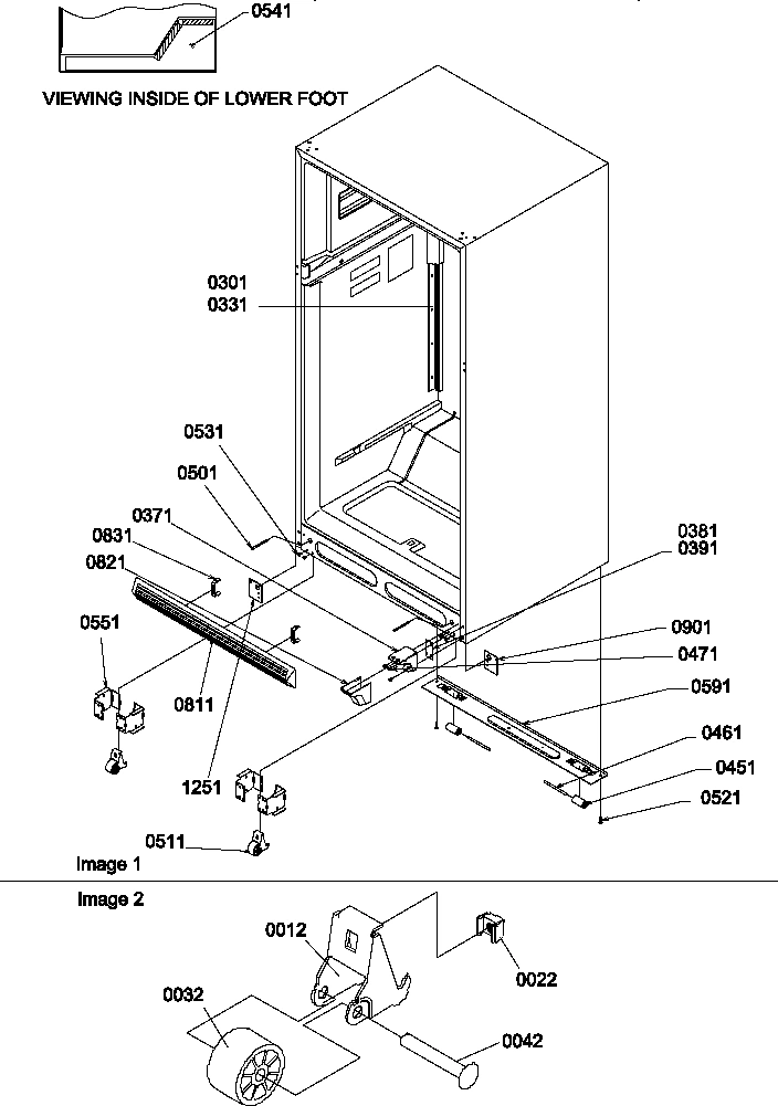 08 - LADDERS, LOWER CABINET AND ROLLERS