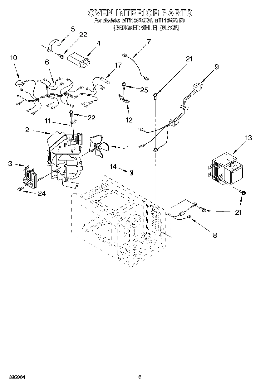 05 - OVEN INTERIOR, LITERATURE