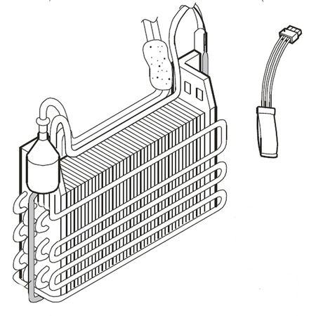 5421JJ0002J LG Refrigerator Evaporator Assemb