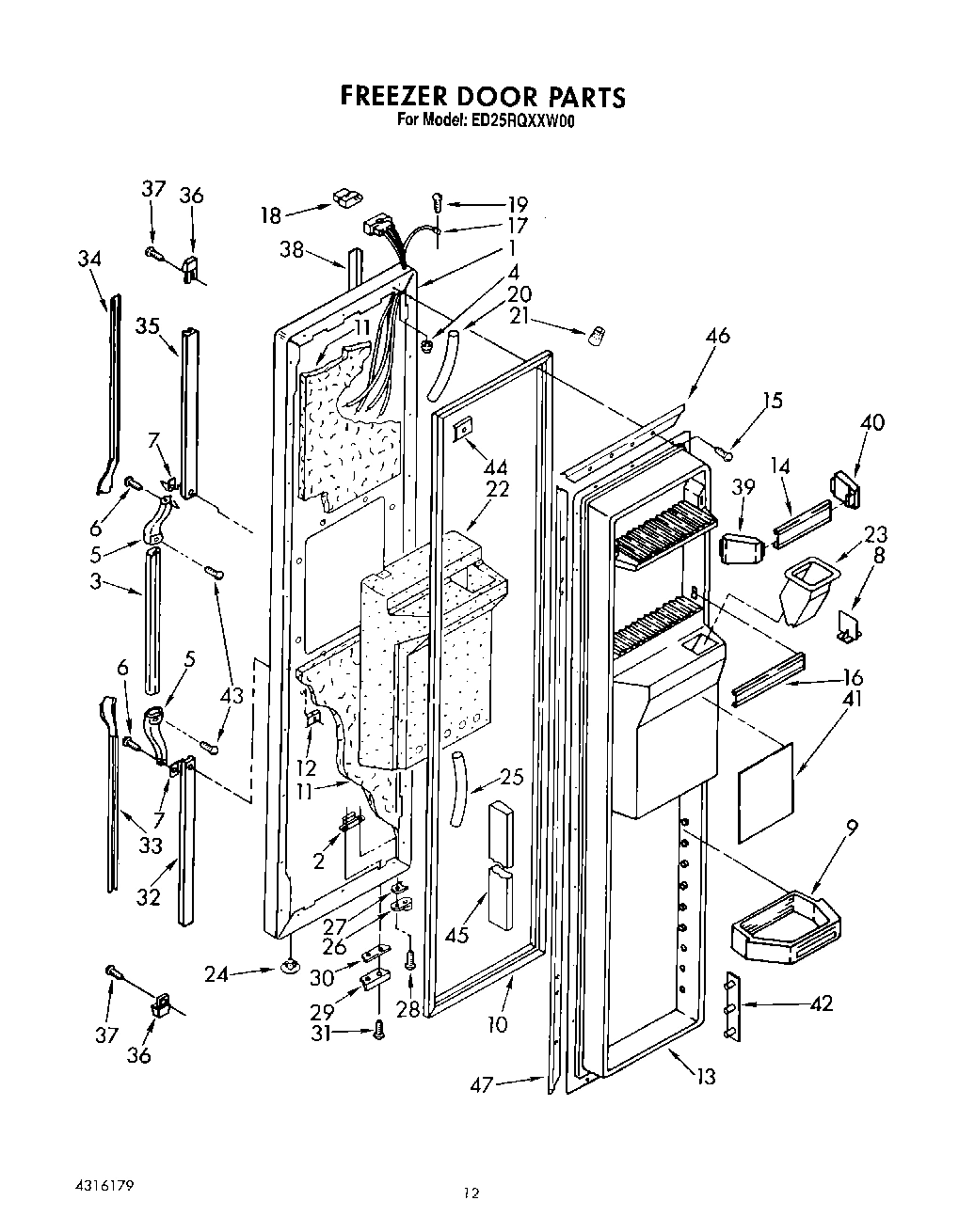 08 - FREEZER DOOR