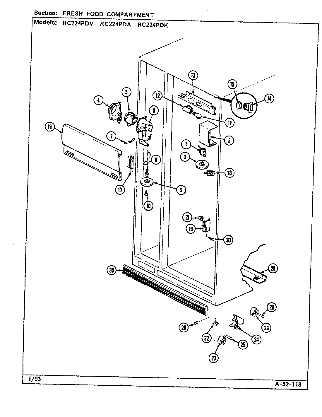 03 - FRESH FOOD COMPARTMENT