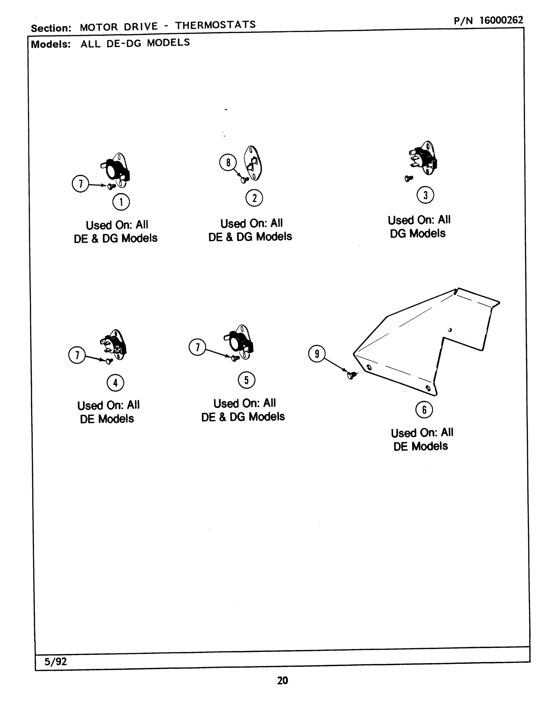 08 - MOTOR DRIVE-THERMOSTATS
