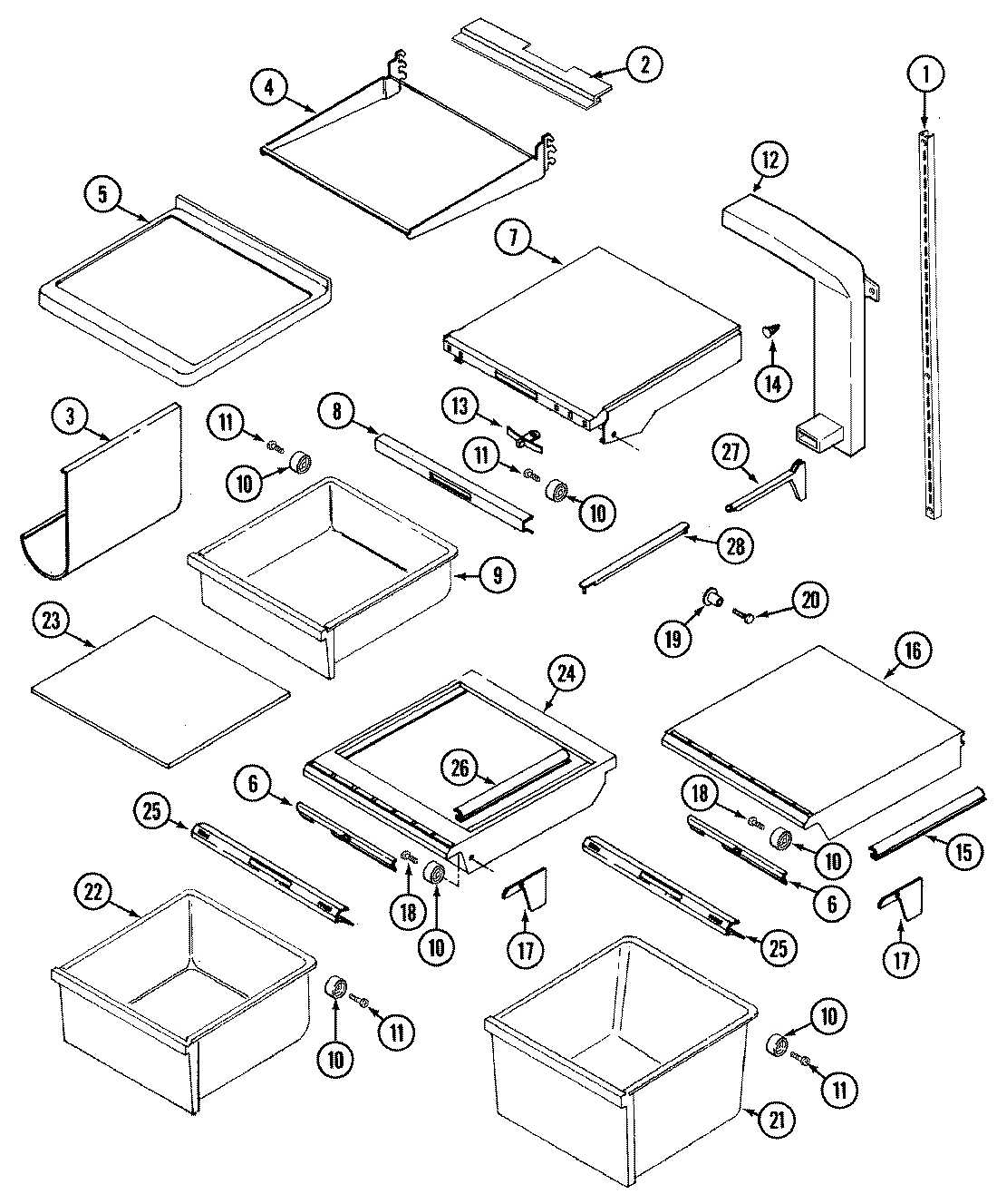 10 - SHELVES & ACCESSORIES
