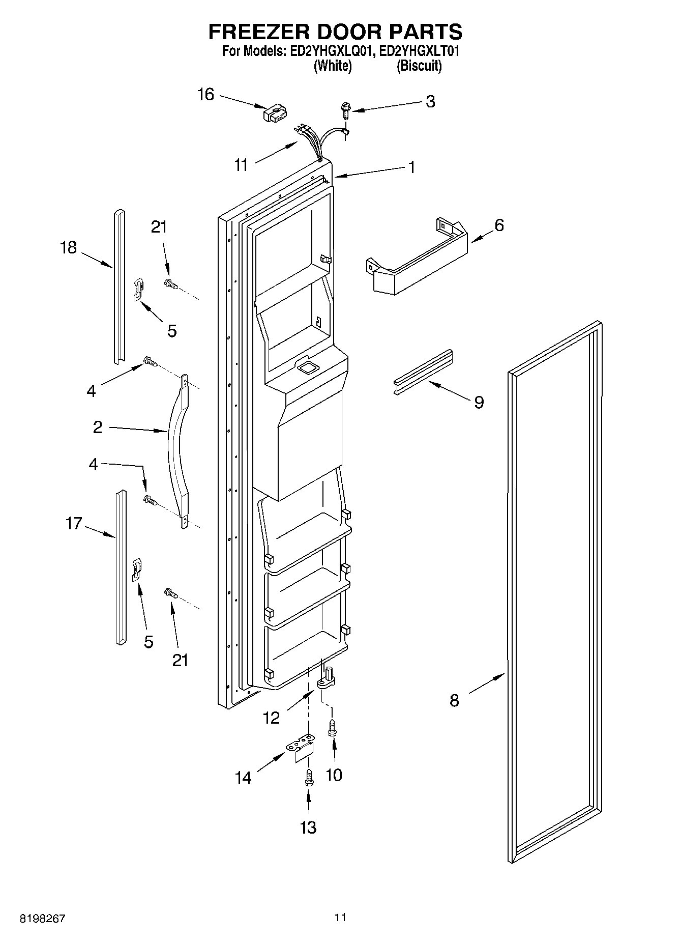 08 - FREEZER DOOR