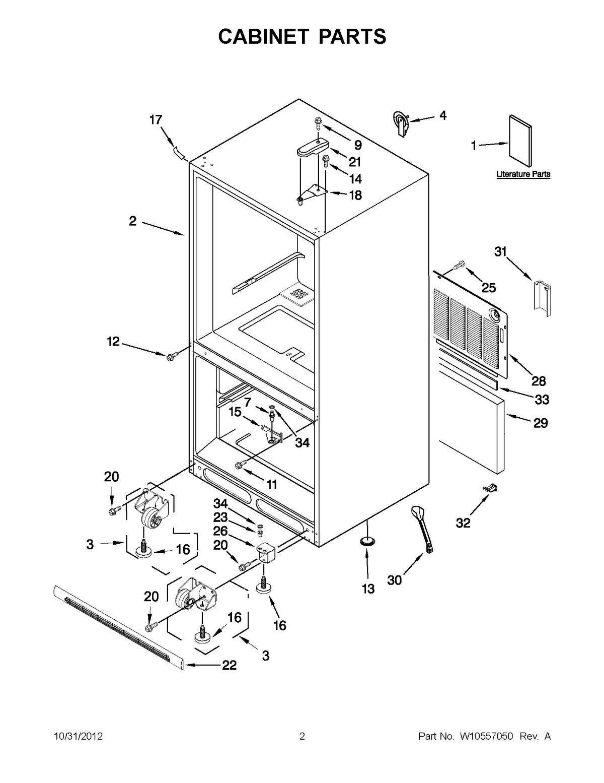 01 - CABINET PARTS