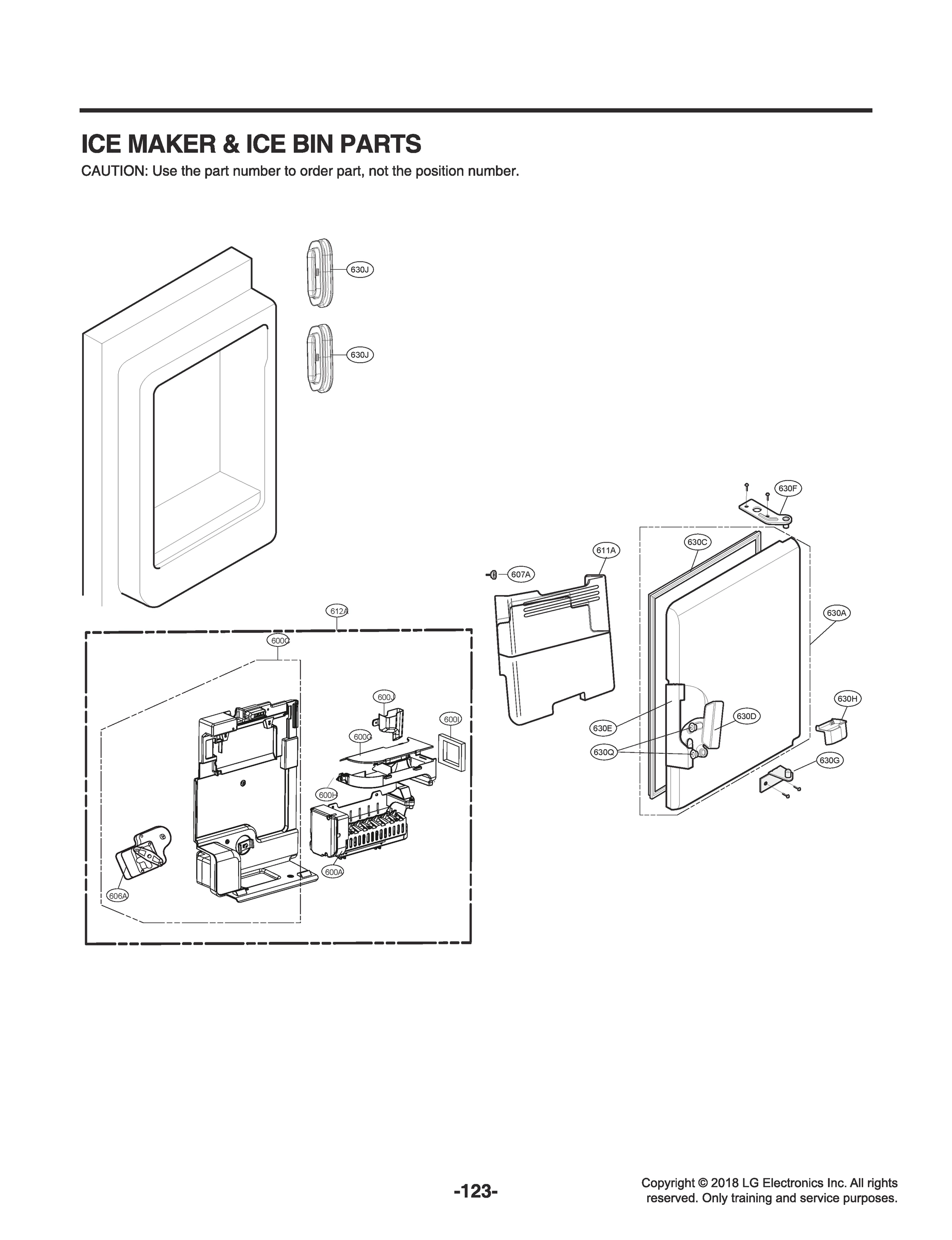 ICEMAKER & ICE BIN PARTS