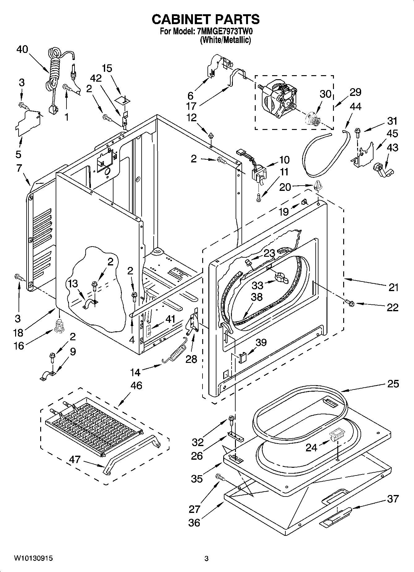 02 - CABINET PARTS