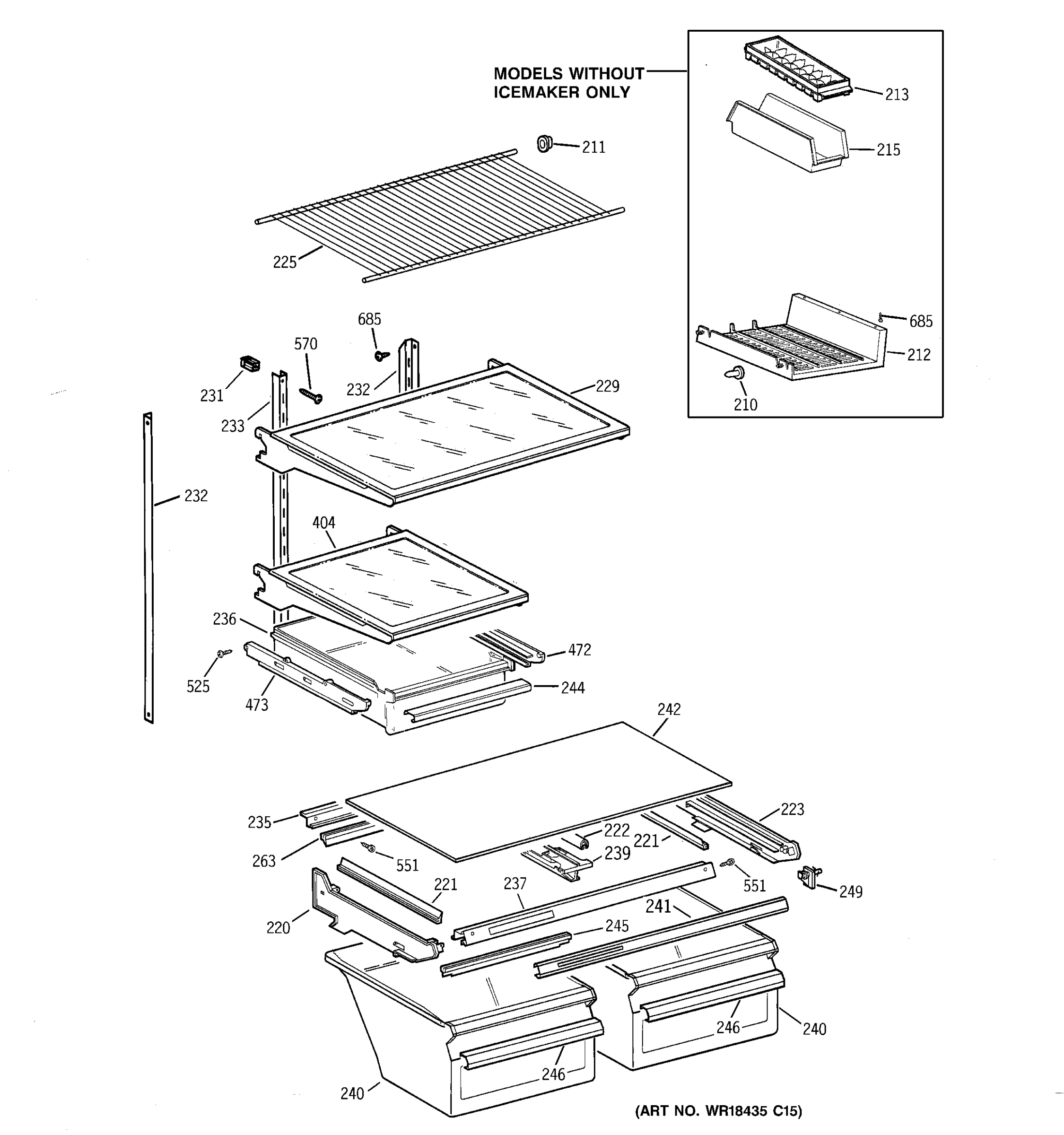 SHELF PARTS
