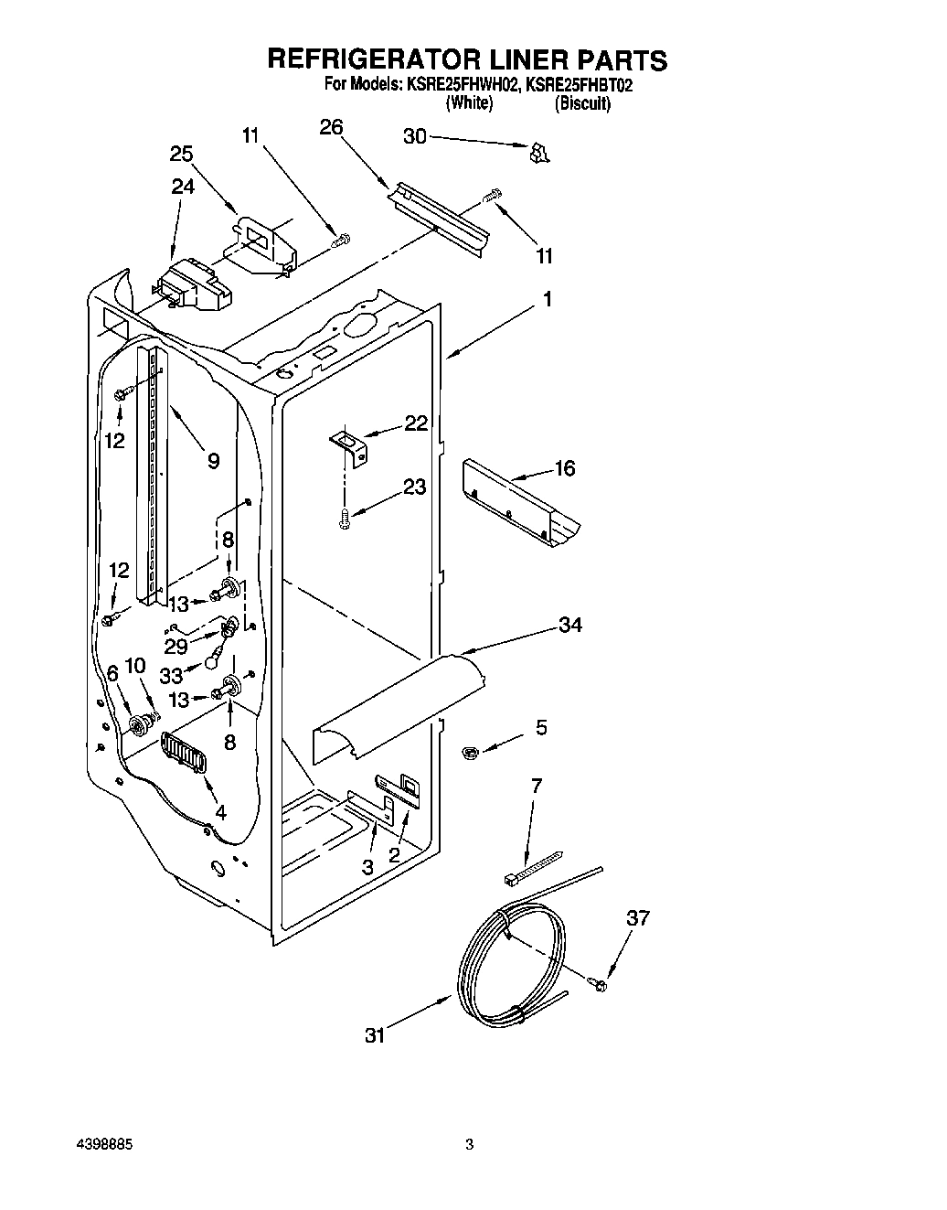 02 - REFRIGERATOR LINER