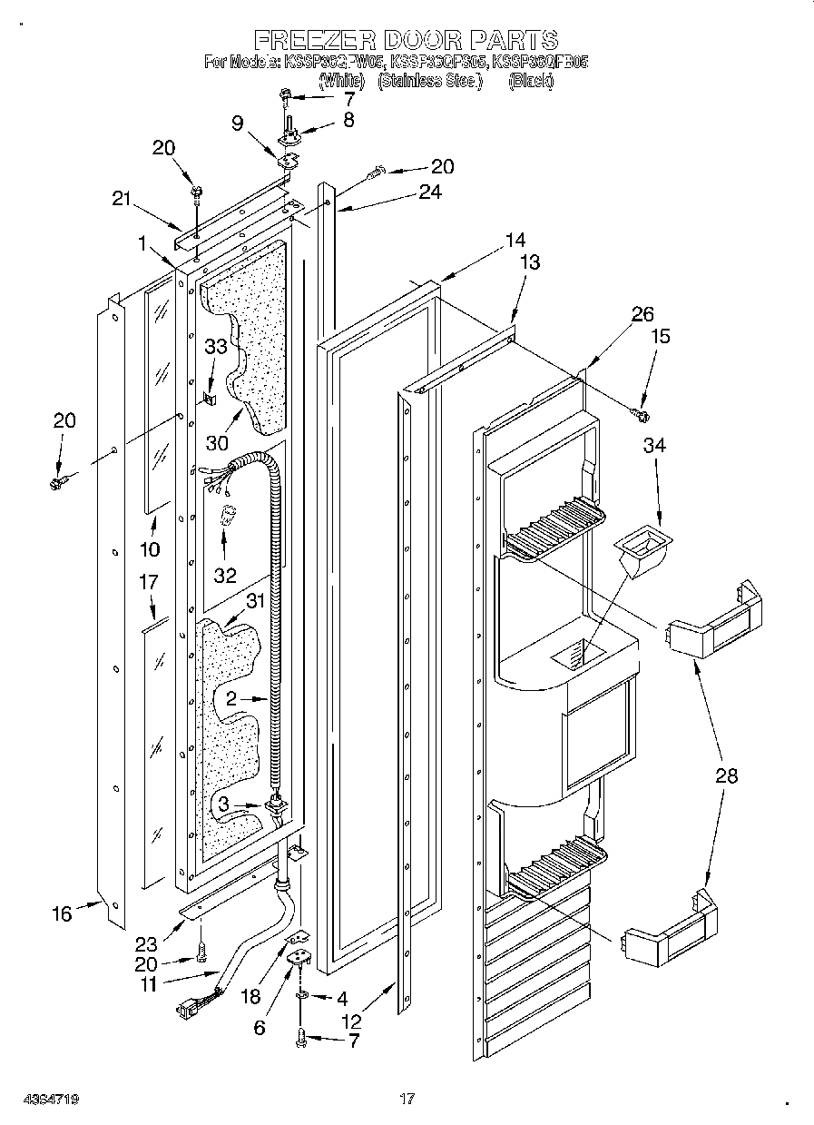 12 - FREEZER DOOR