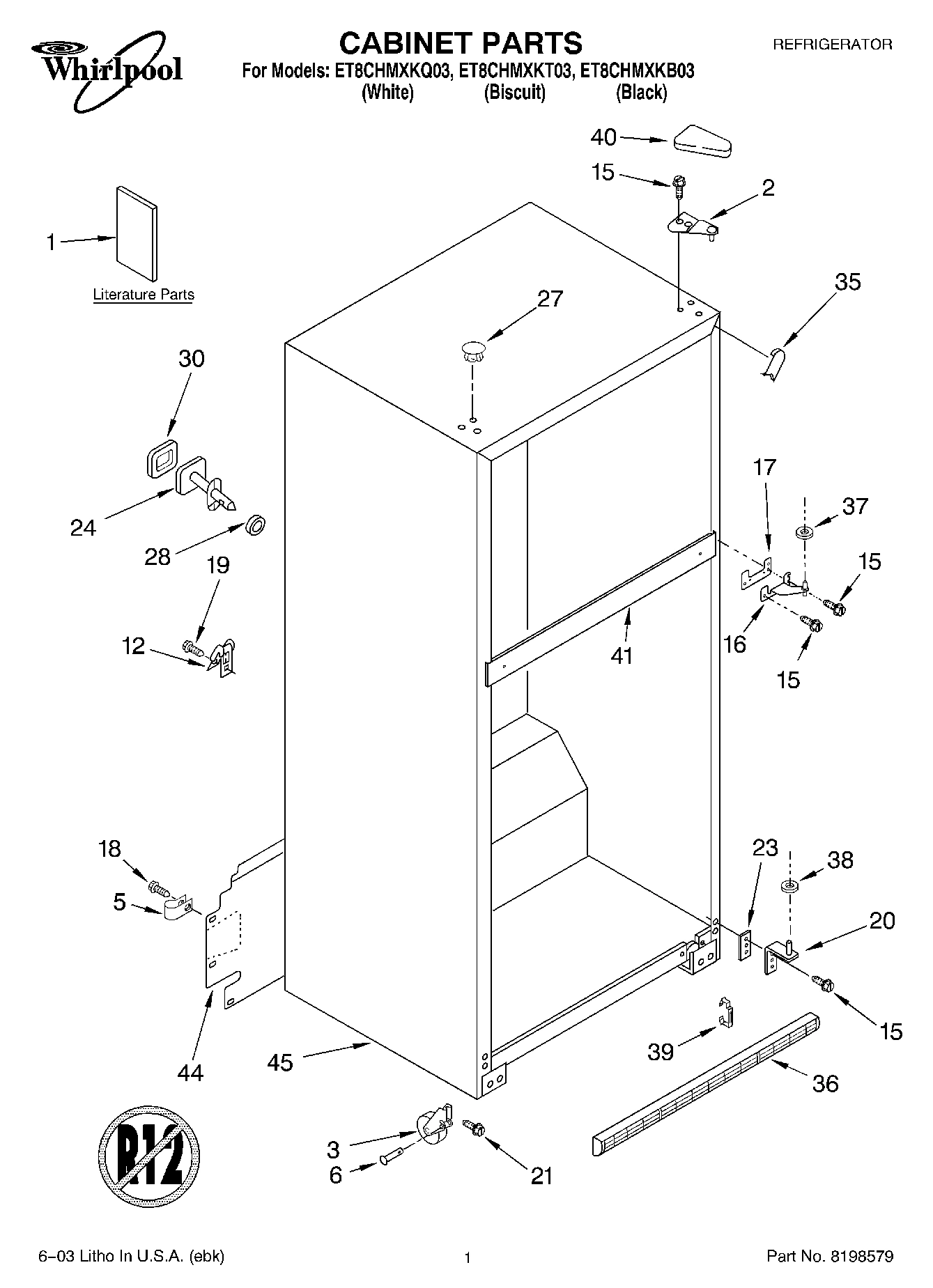 01 - CABINET PARTS