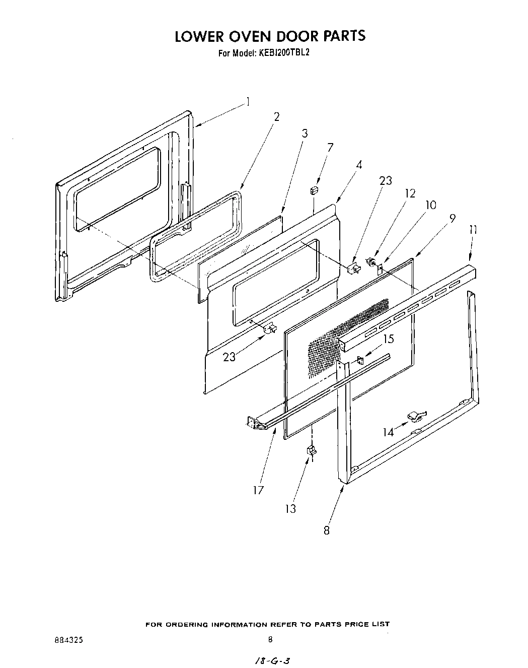 05 - LOWER OVEN DOOR , LIT/OPTIONAL
