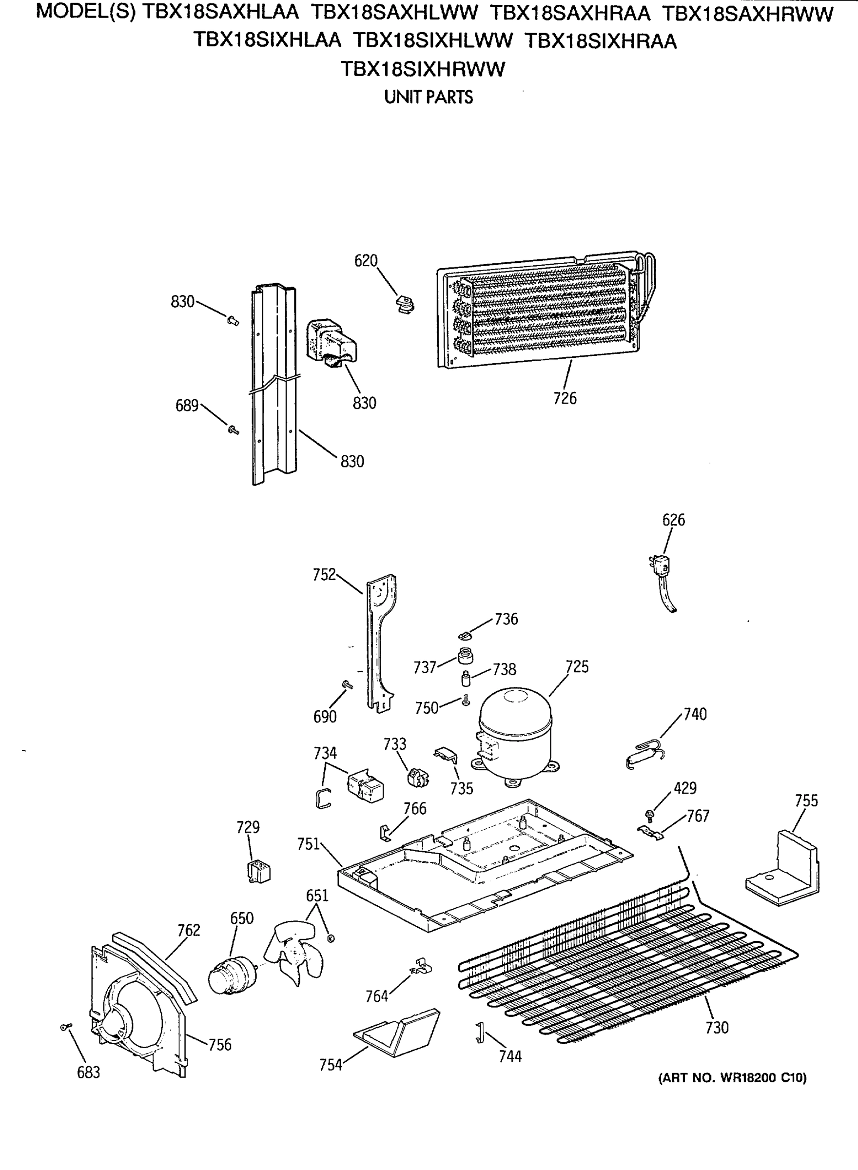UNIT PARTS