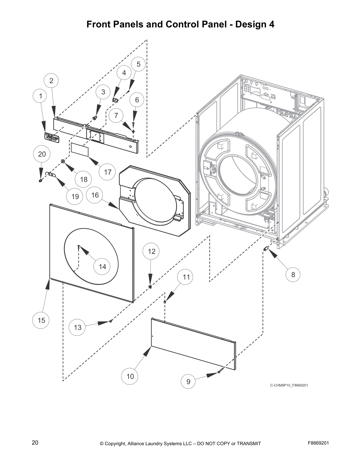 Front Panels and Control Panel - Design 4