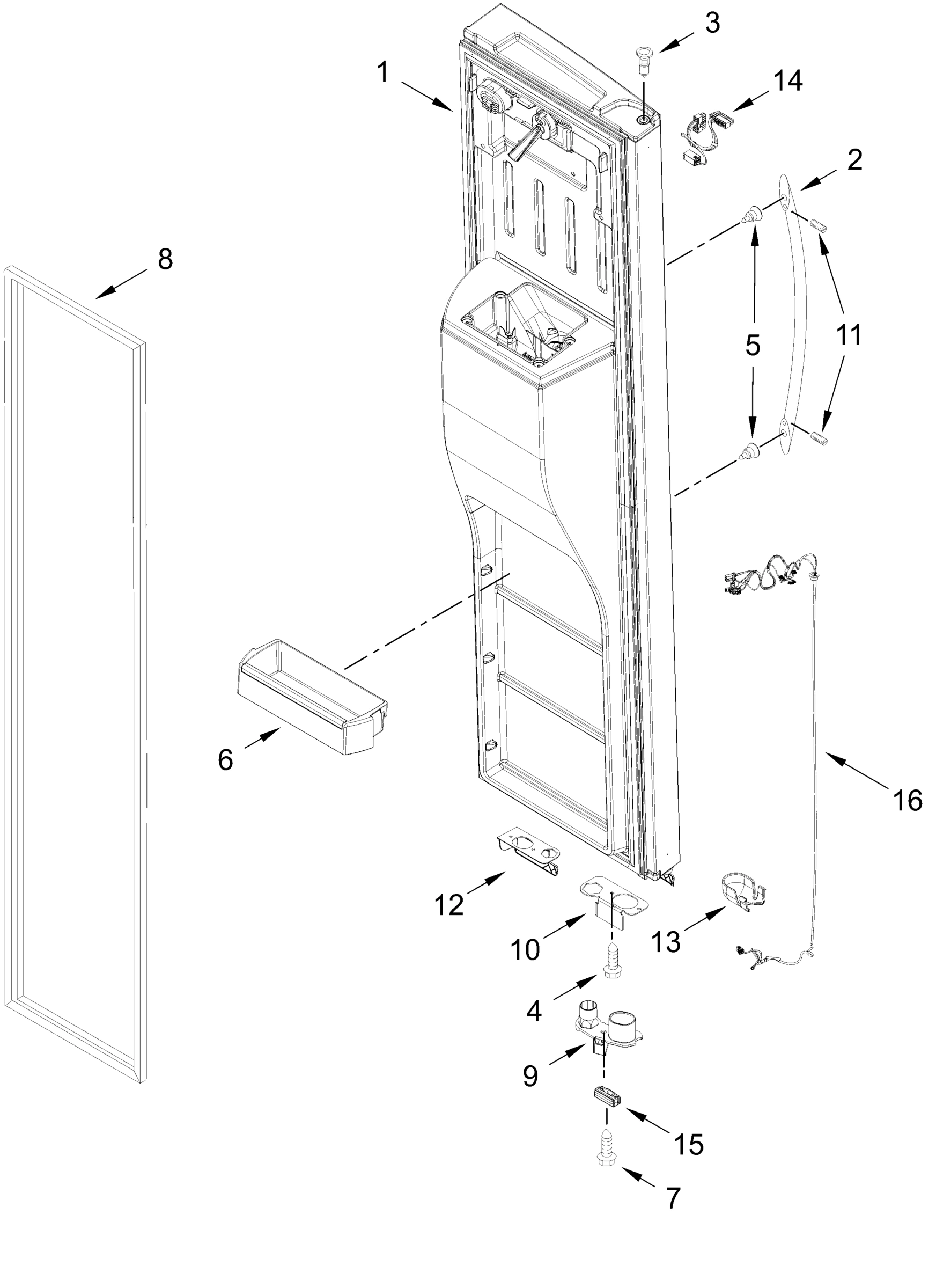 FREEZER DOOR PARTS