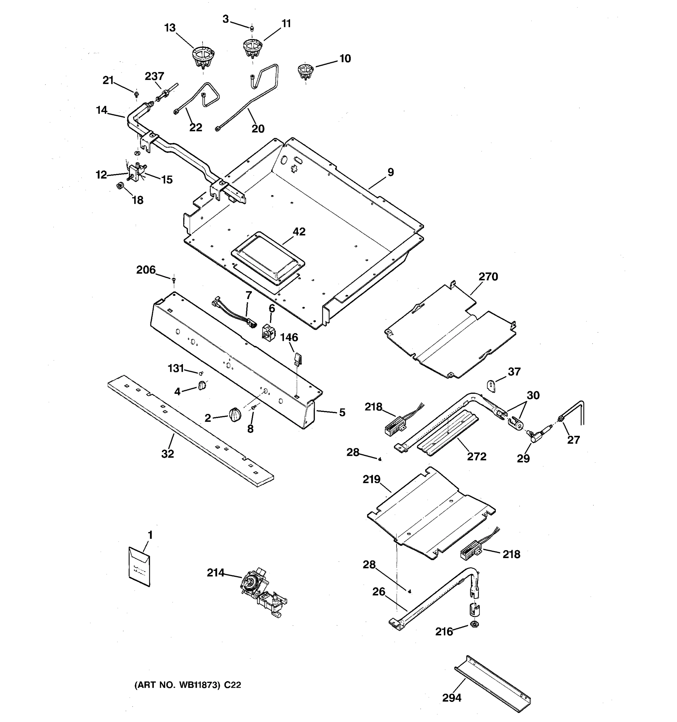 GAS & BURNER PARTS