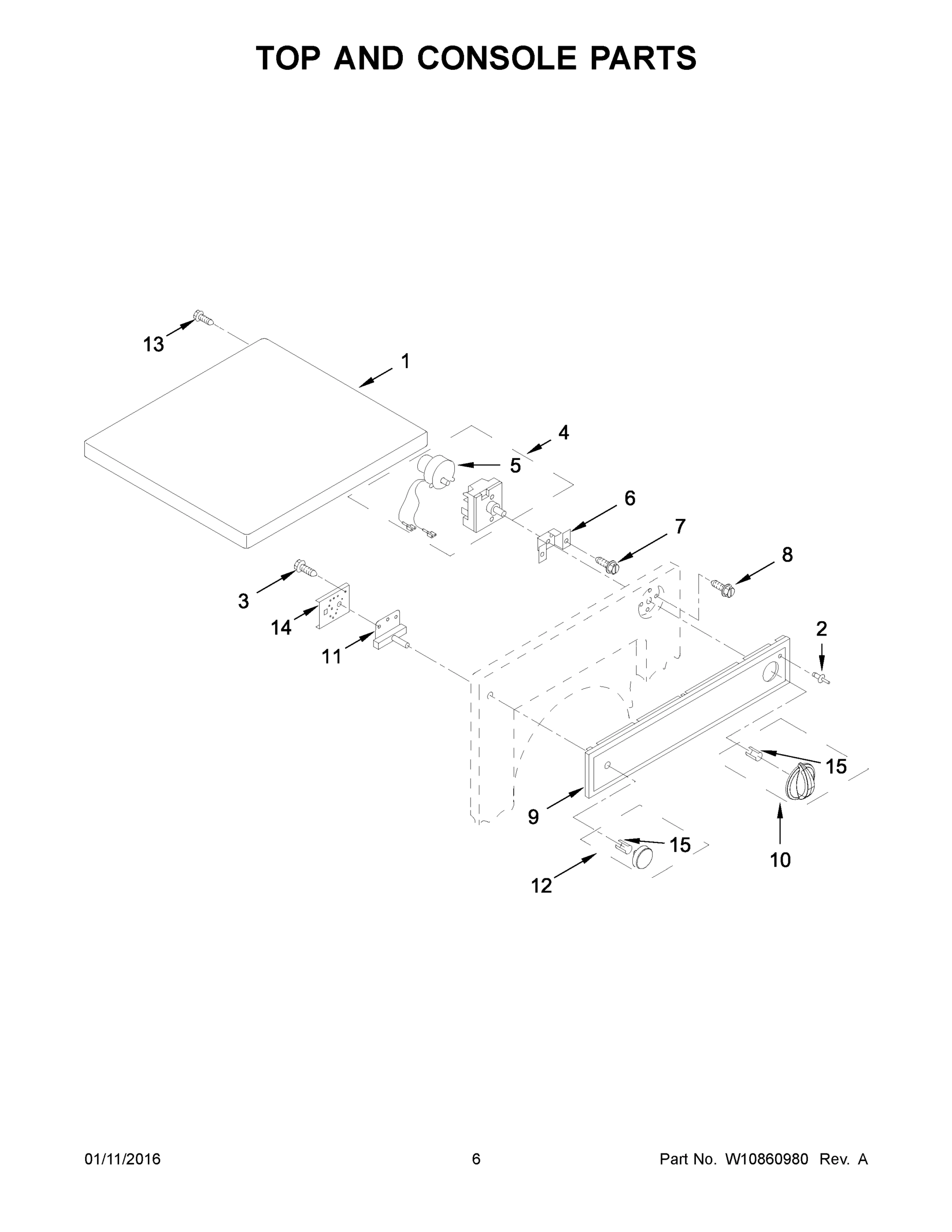 04 - TOP AND CONSOLE PARTS