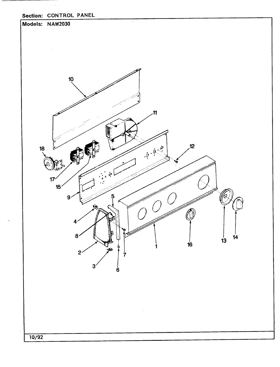 04 - CONTROL PANEL (REV. F-K)
