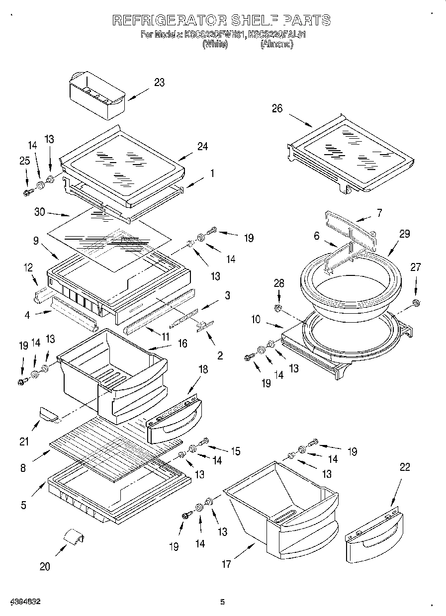 04 - REFRIGERATOR SHELF
