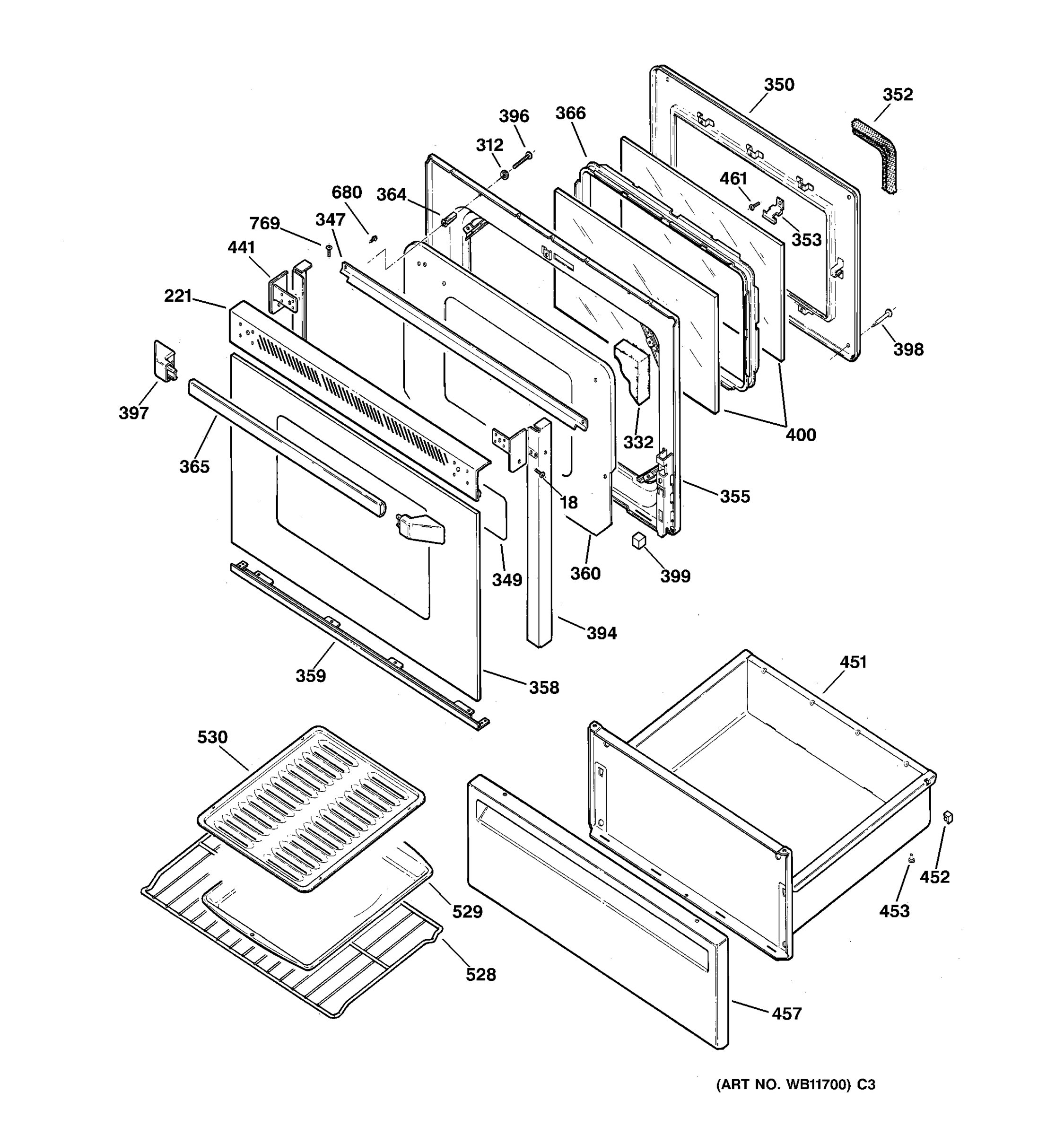 DOOR & DRAWER PARTS
