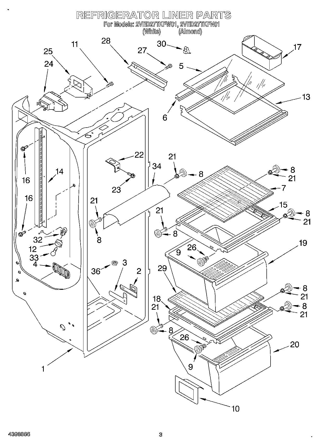 02 - REFRIGERATOR LINER