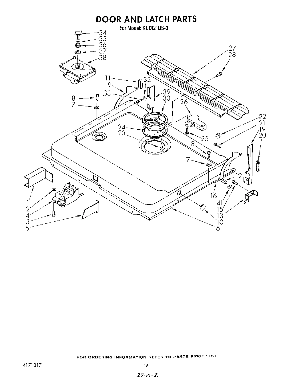 13 - DOOR AND LATCH