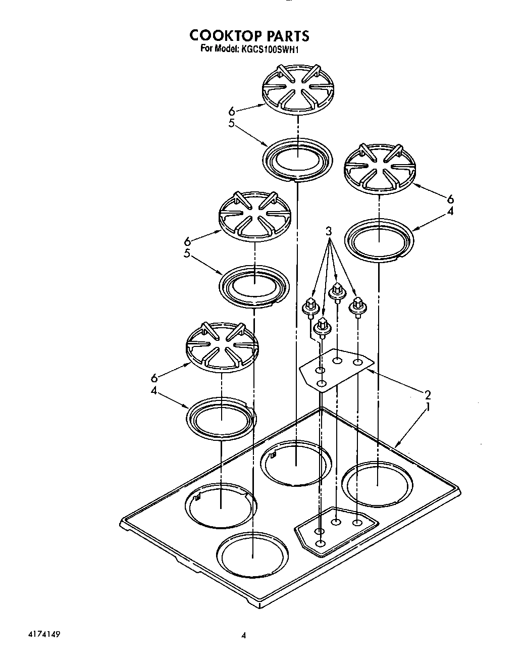 03 - COOKTOP PARTS