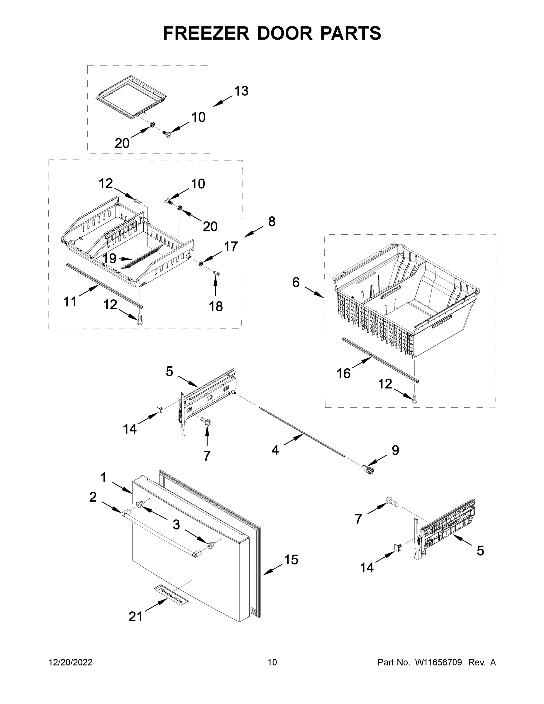 06 - FREEZER DOOR PARTS