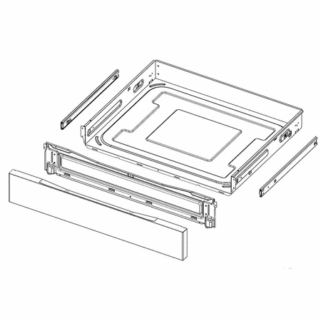 DG94-03617A Samsung Range Drawer Assembly