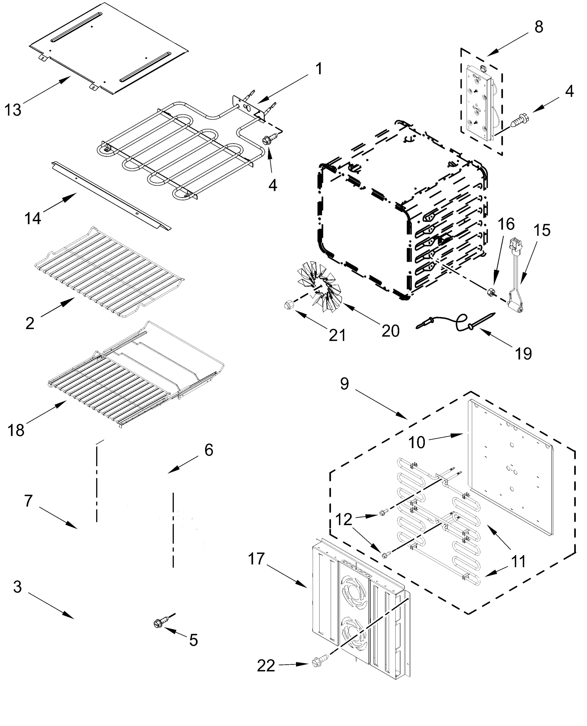 INTERNAL OVEN PARTS