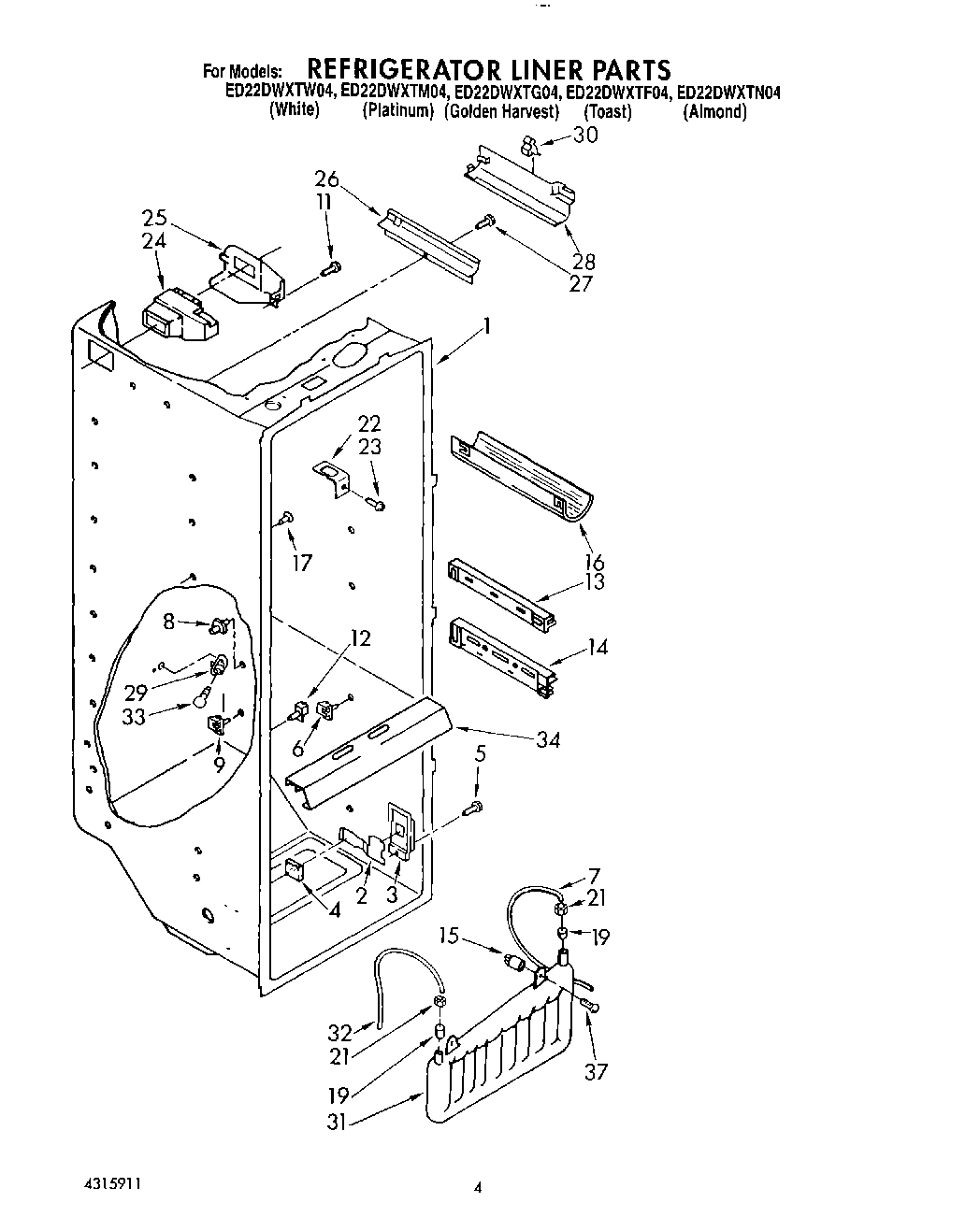03 - REFRIGERATOR LINER