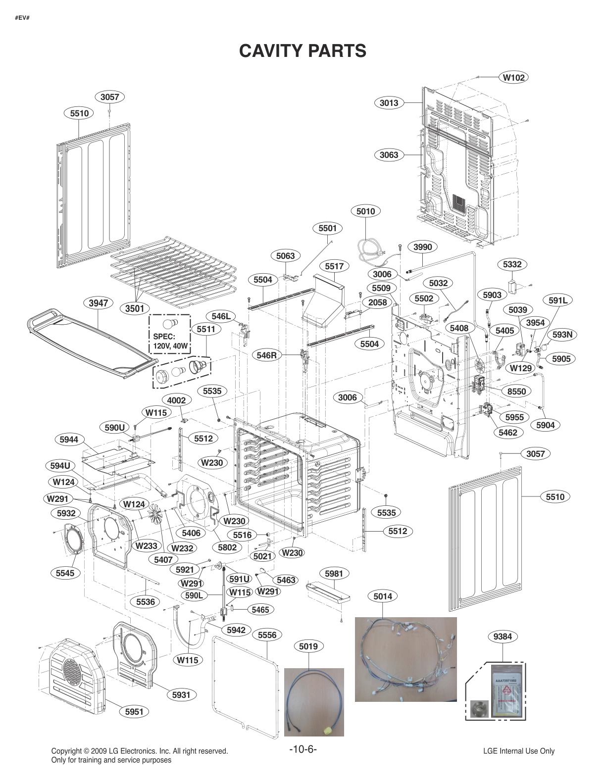CAVITY PARTS