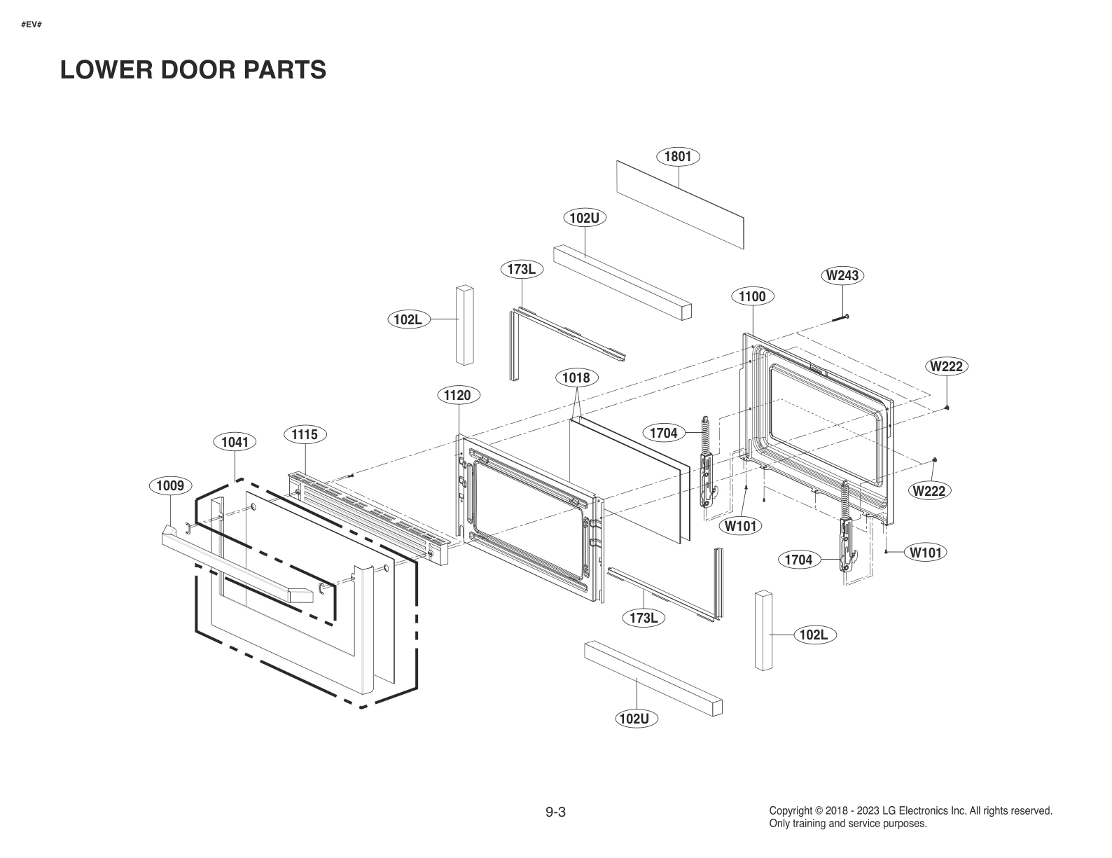 LOWER DOOR PARTS