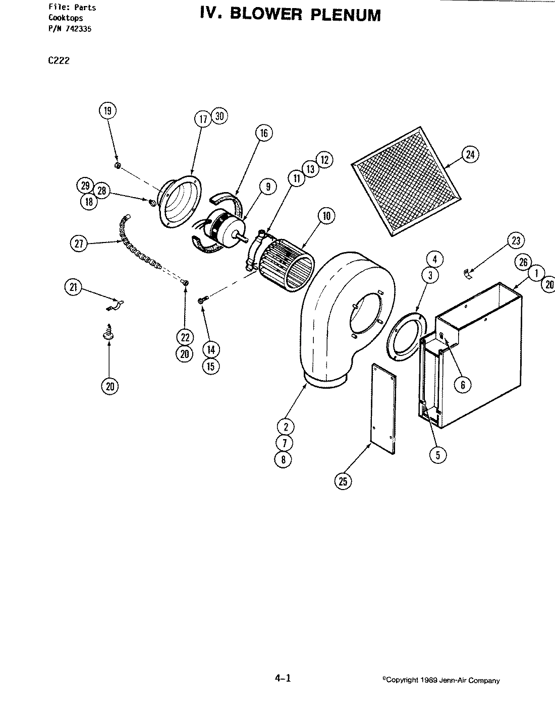 01 - BLOWER PLENUM