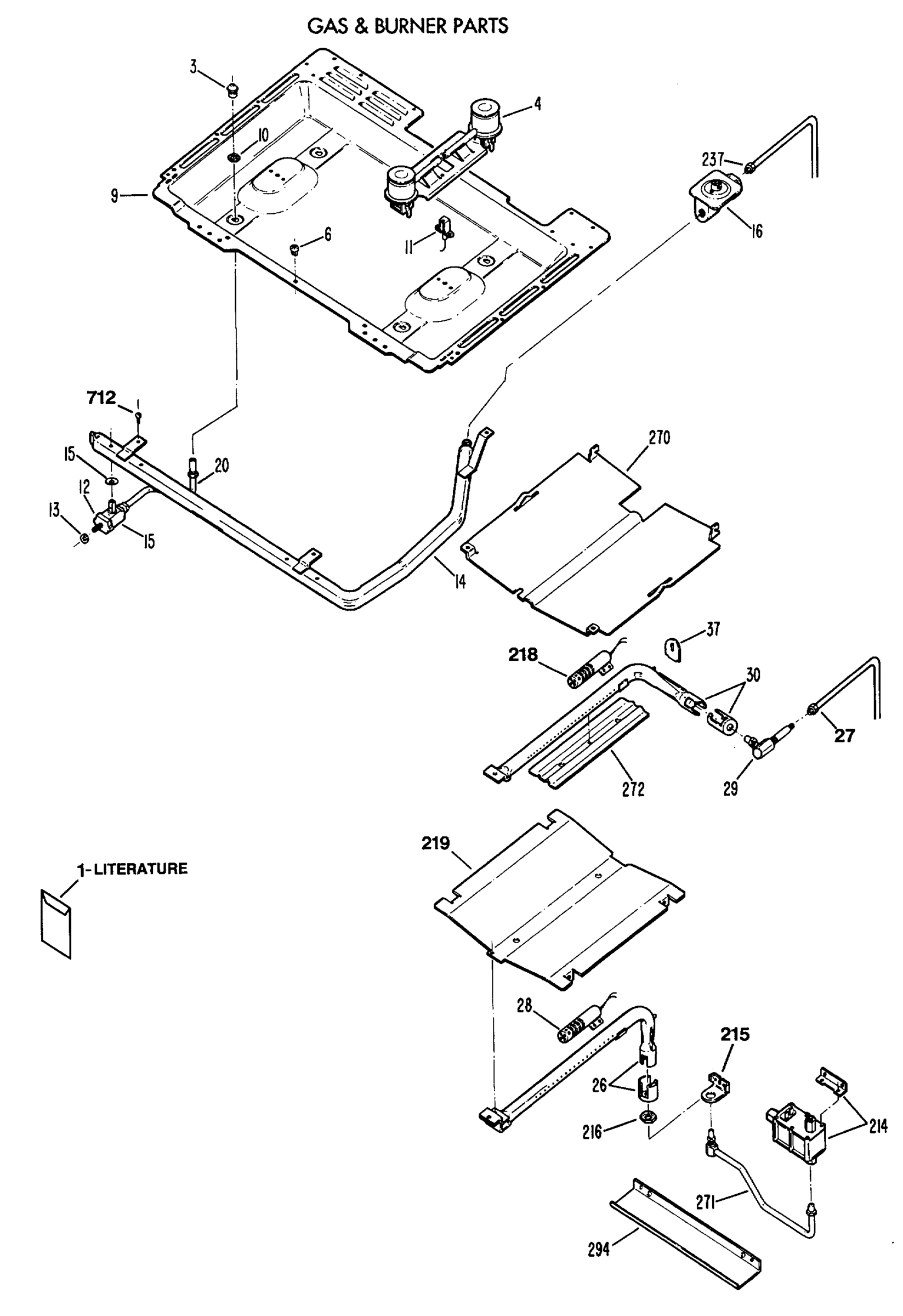 GAS & BURNER PARTS