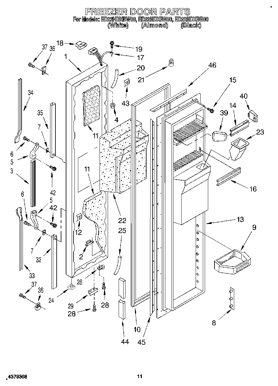 08 - FREEZER DOOR