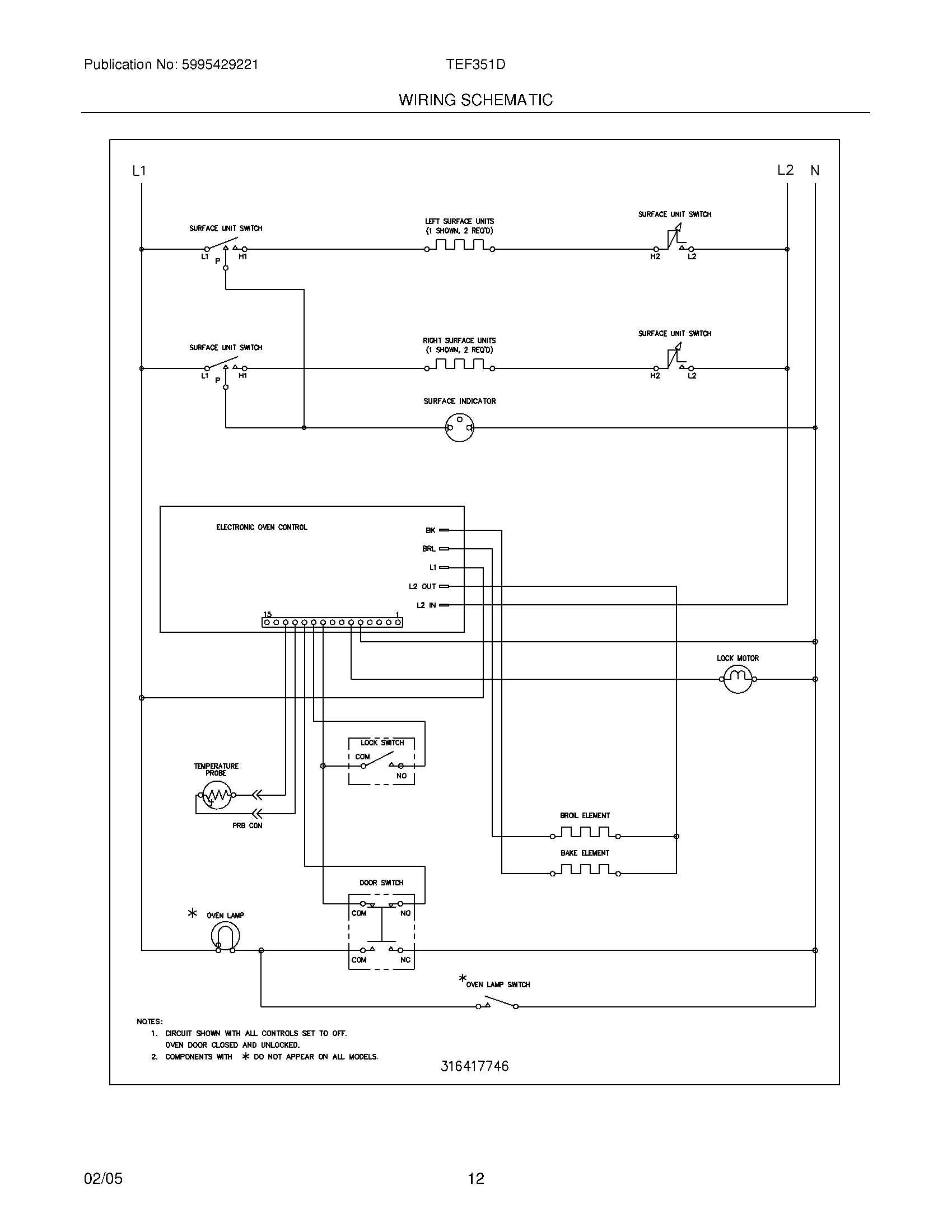 12 - WIRING SCHEMATIC