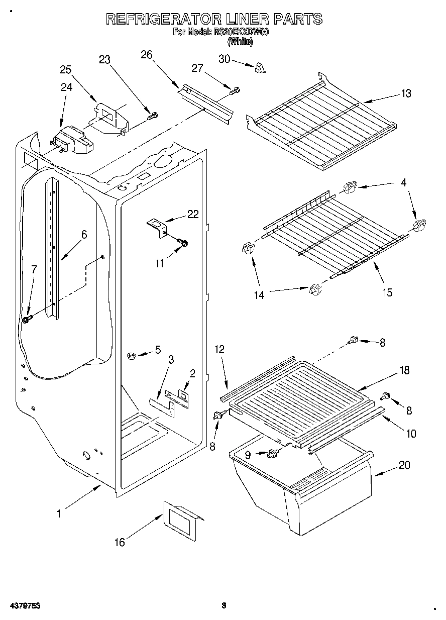 02 - REFRIGERATOR LINER