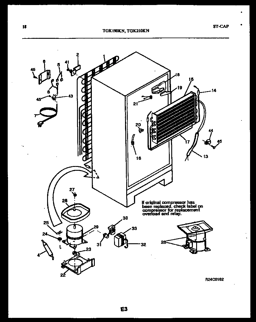 10 - SYSTEM AND AUTOMATIC DEFROST PARTS