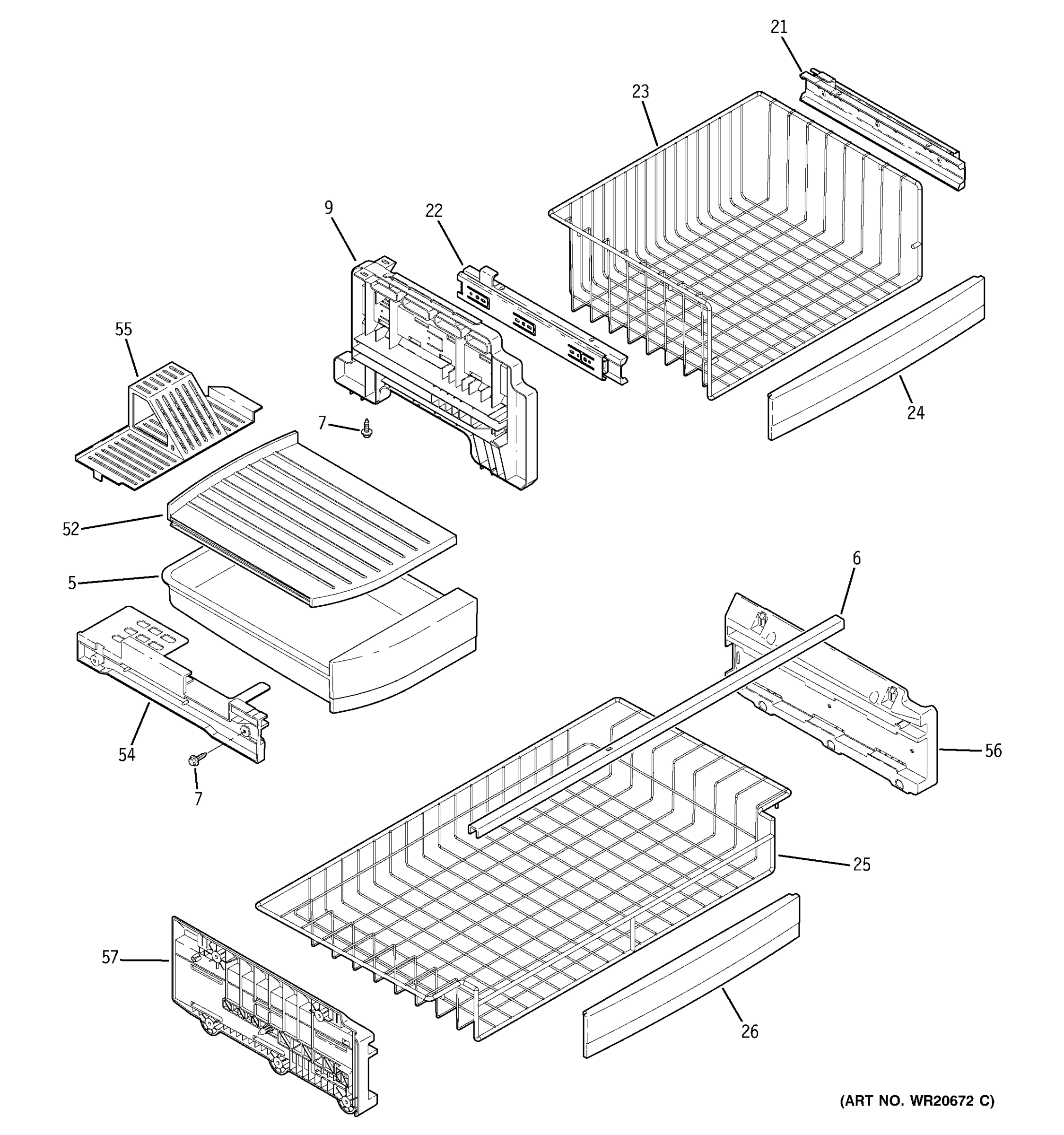 FREEZER SHELVES