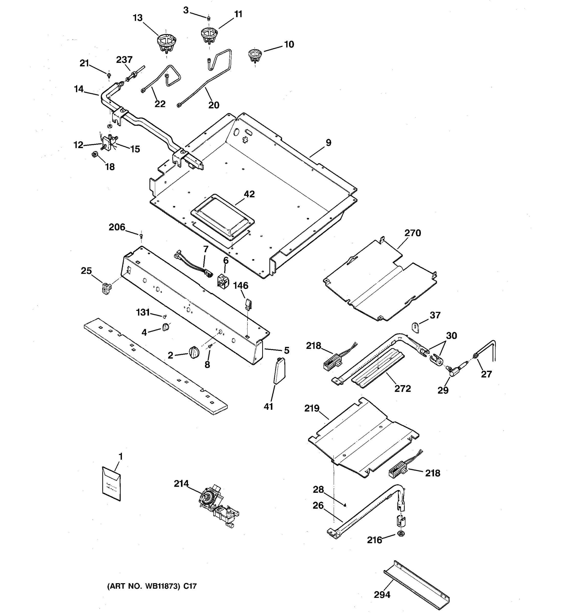 GAS & BURNER PARTS