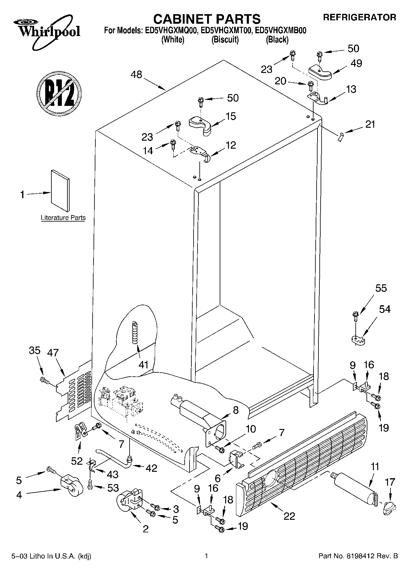 01 - CABINET PARTS