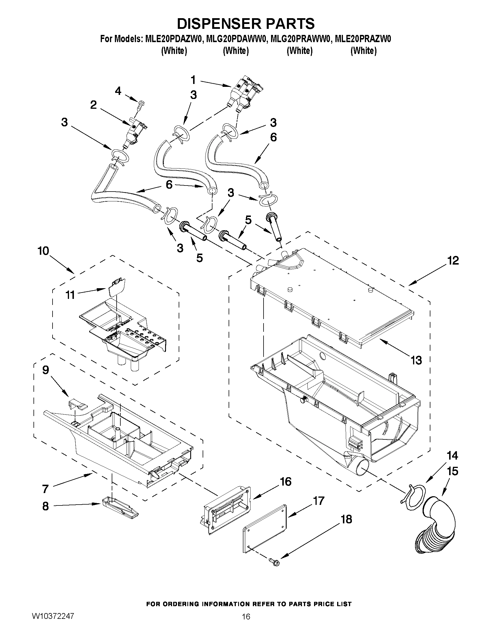 10 - DISPENSER PARTS