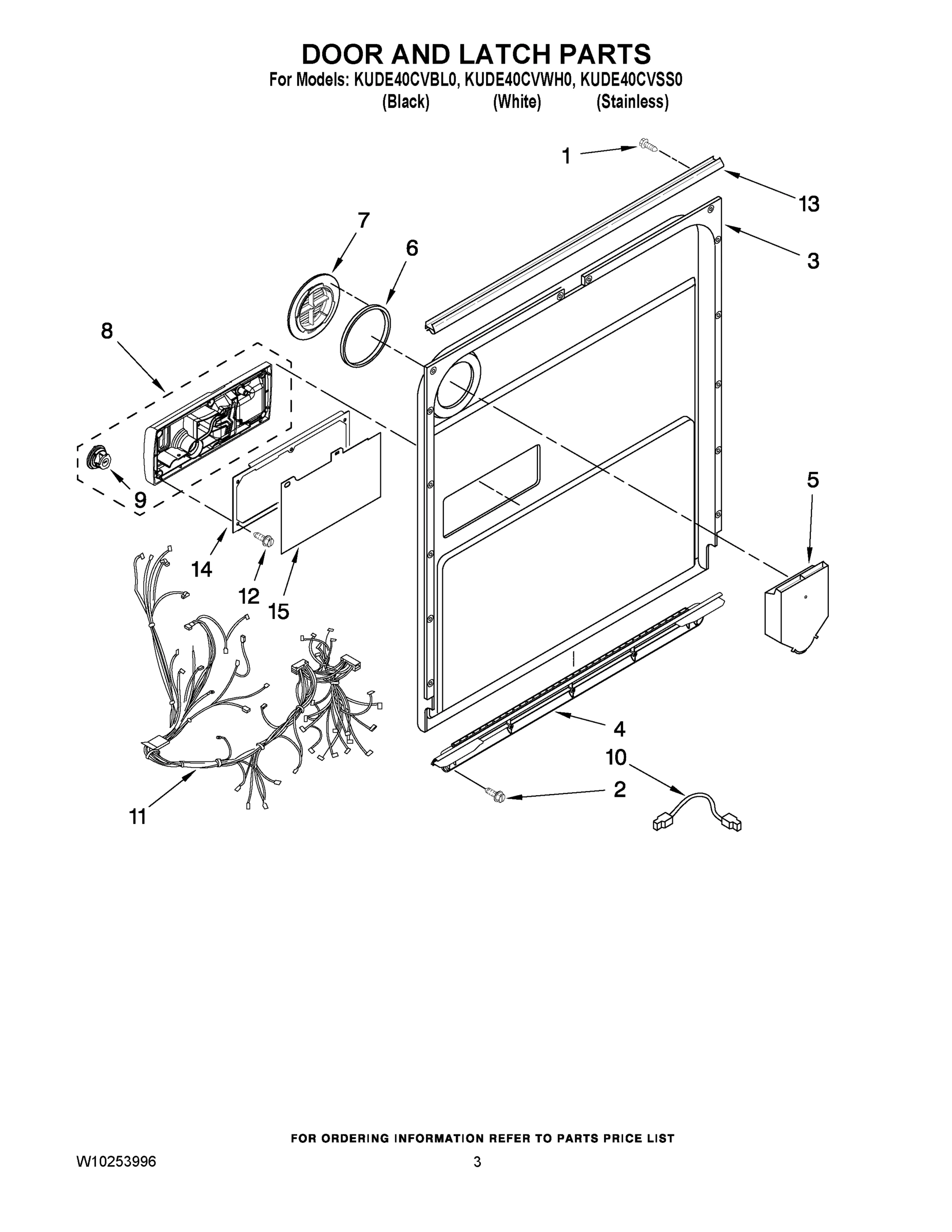 03 - DOOR AND LATCH PARTS